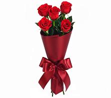 Букет 5 Красных роз Эдлесс Лав в Дубовке Тульская область