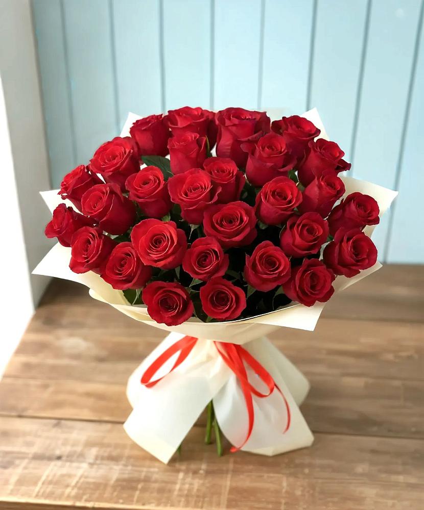 Букет 29 Красных роз в Дубовке Тульская область