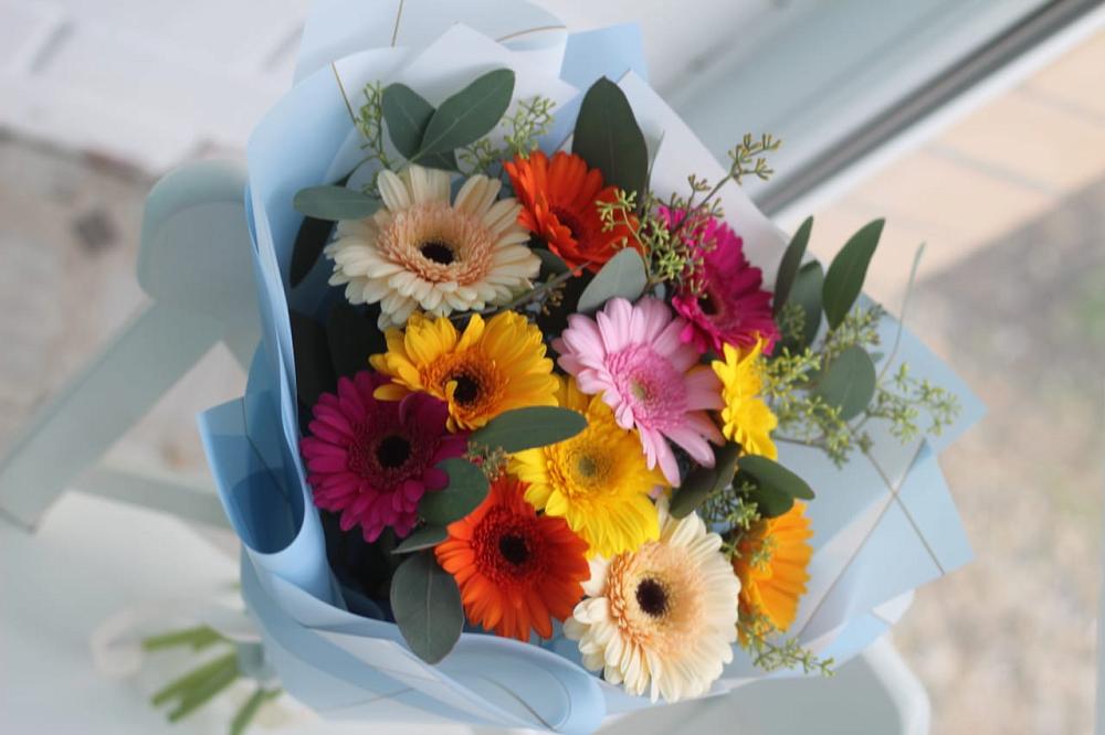 Букет цветов из: Герберы в Дубовке Тульская область