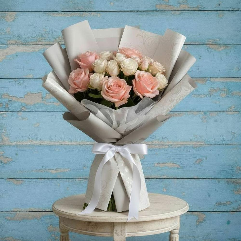 Букет цветов из: Розы в Дубовке Тульская область