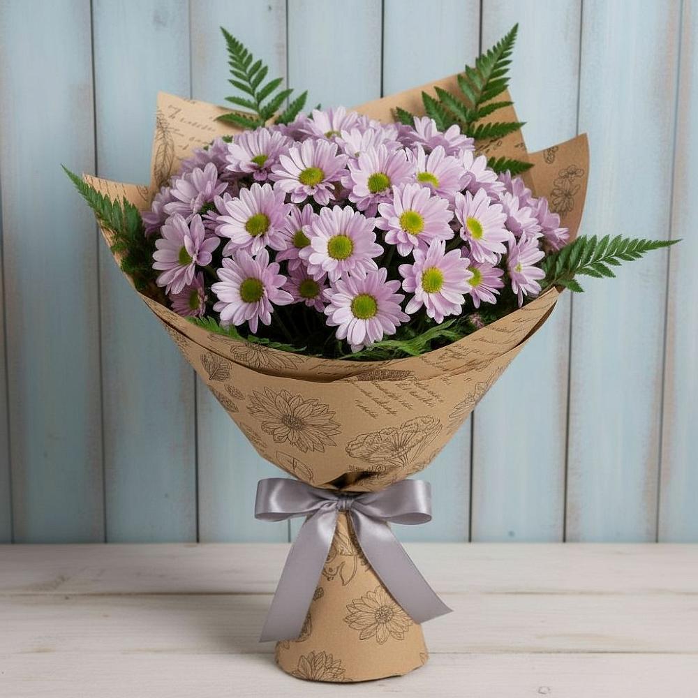 Букет цветов из: Хризантемы в Дубовке Тульская область