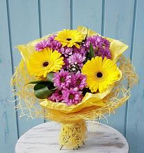 Букет цветов из:  Хризантемы и Герберы в Дубовке Тульская область