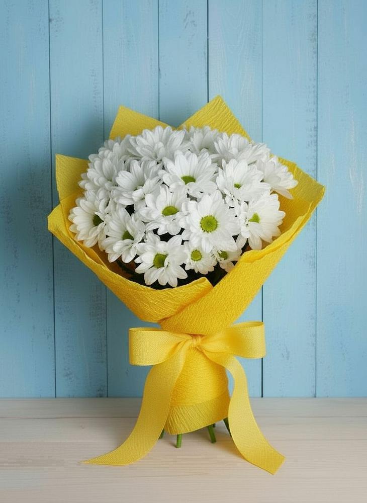 Букет цветов из: Хризантемы в Дубовке Тульская область