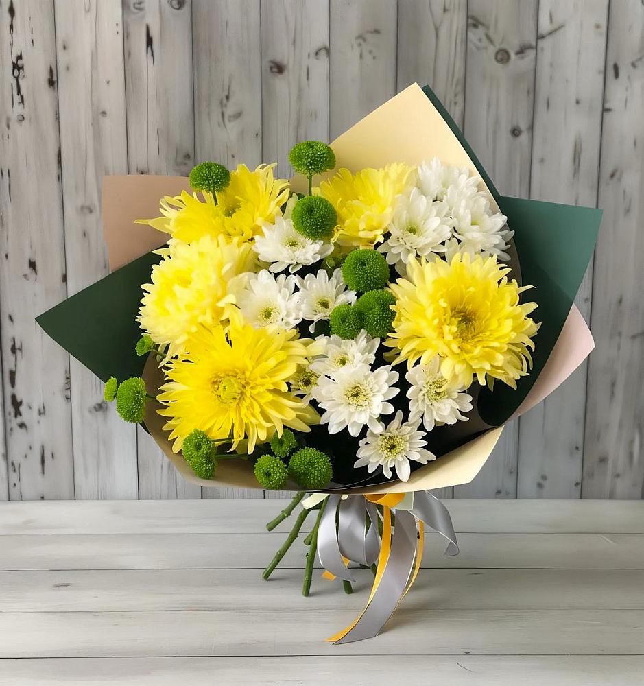 Букет цветов из: Хризантемы в Дубовке Тульская область