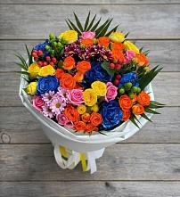 Букет цветов из:  Розы и Хризантемы в Дубовке Тульская область
