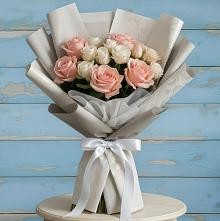 Букет цветов из:  Розы #REPLACE_PRED# Дубовке Тульская область