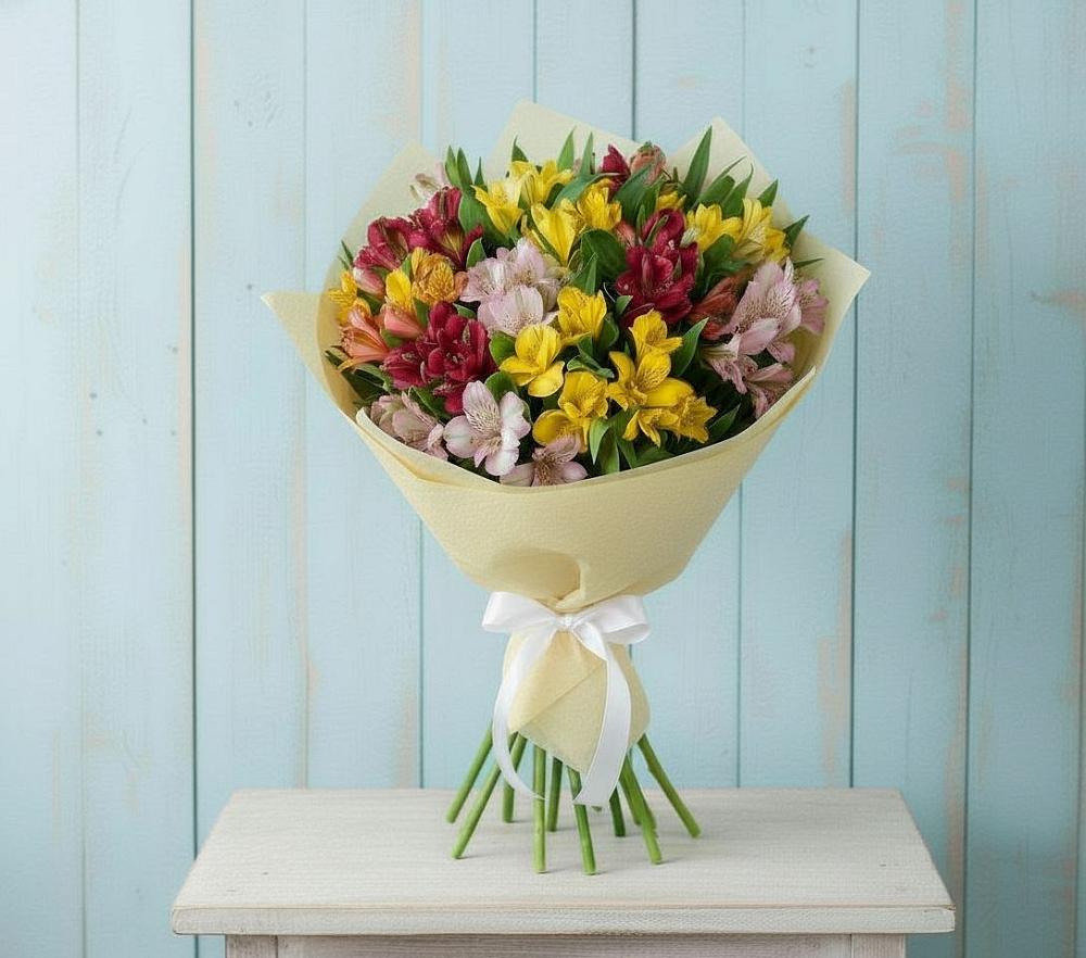 Букет цветов из: Альстромерии в Дубовке Тульская область