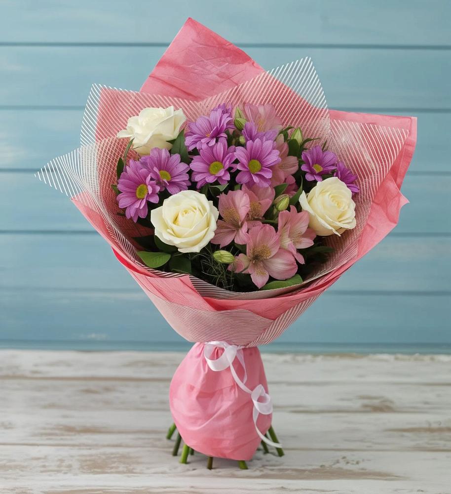 Букет цветов из: Герберы в Дубовке Тульская область