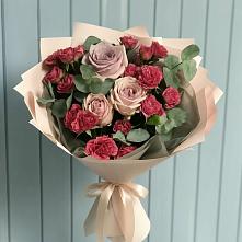 Букет цветов из:  Гвоздики и Розы в Дубовке Тульская область
