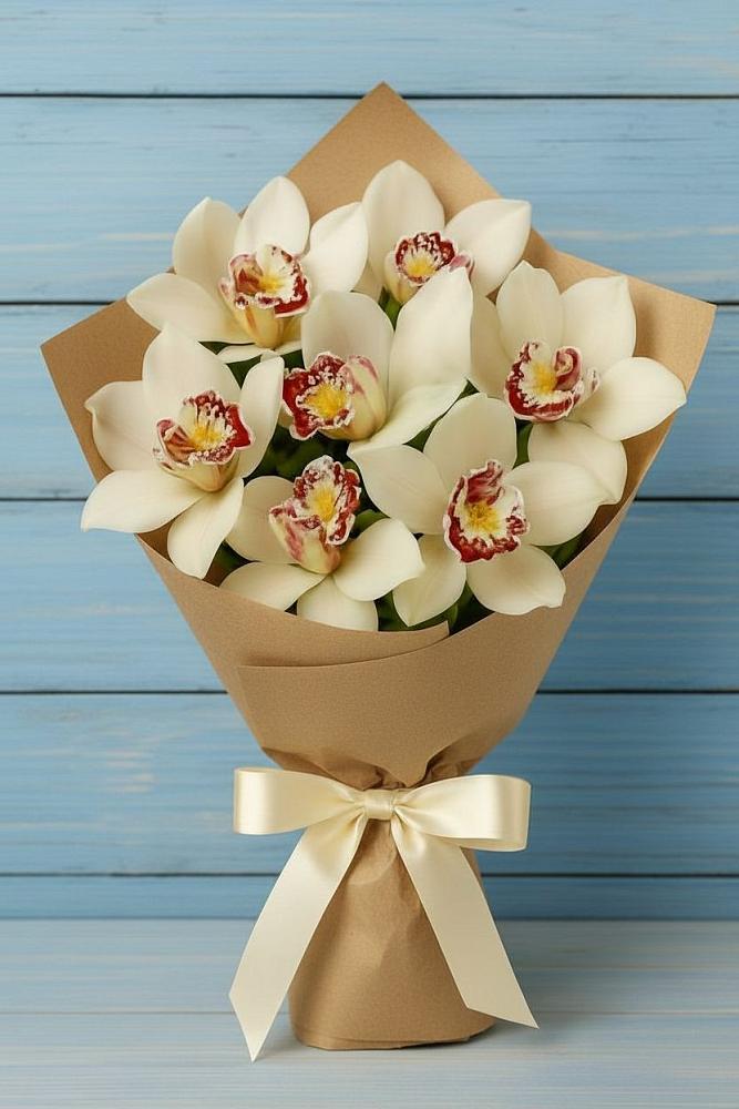 Букет цветов из: Орхидеи и Розы в Дубовке Тульская область