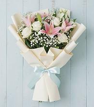 Букет цветов из:  Лилии в Дубовке Тульская область